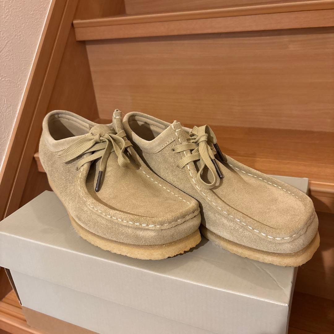 clarks wallabee ワラビー ベージュ スエード