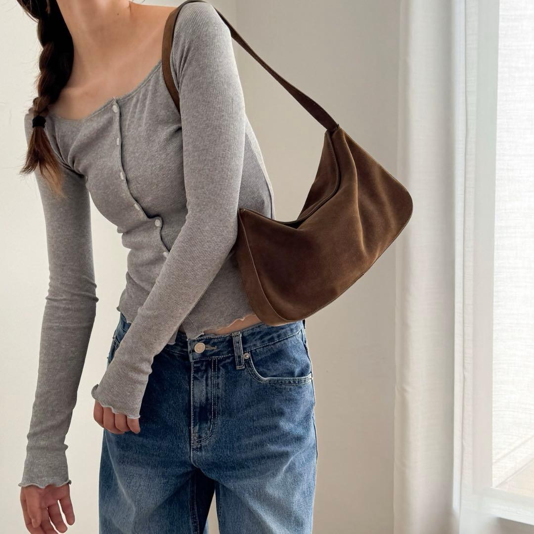 CANAL JEAN diggity　スウェードハンドバッグ