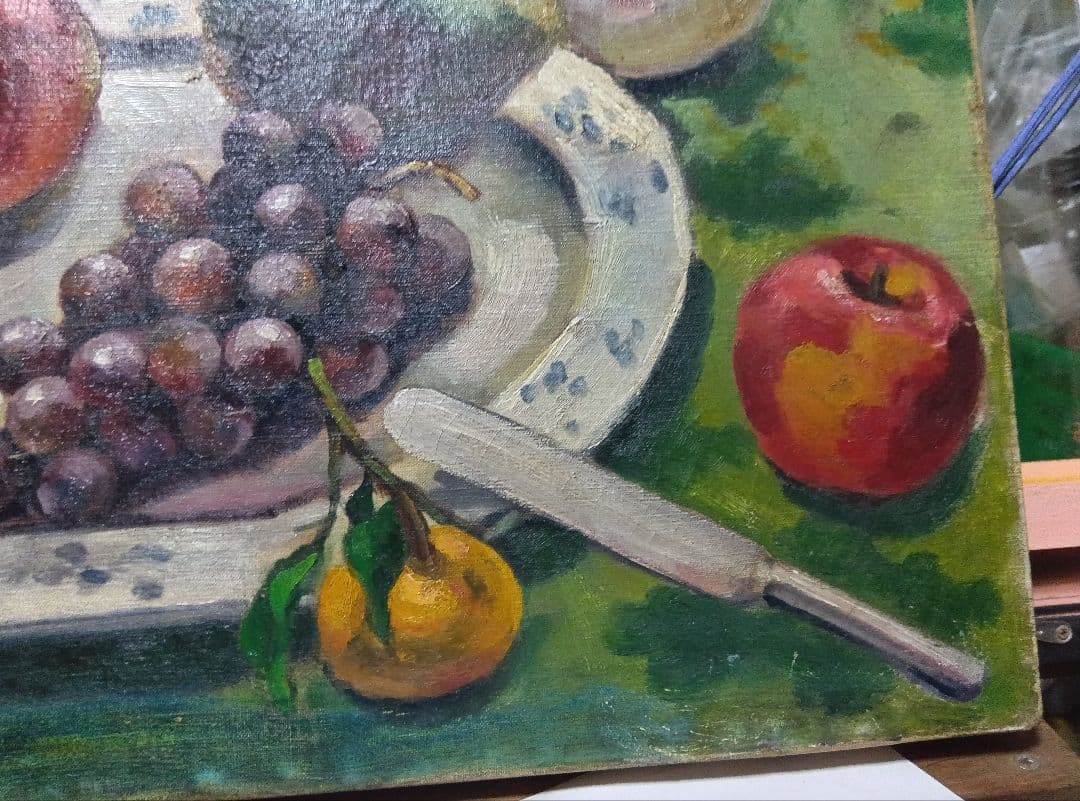 古い作品です写真13枚ですF8号です