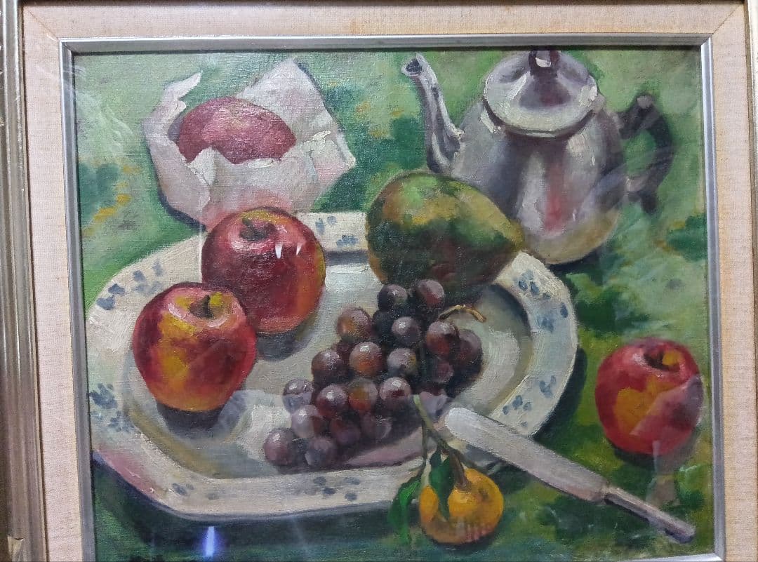 古い作品です写真13枚ですF8号です