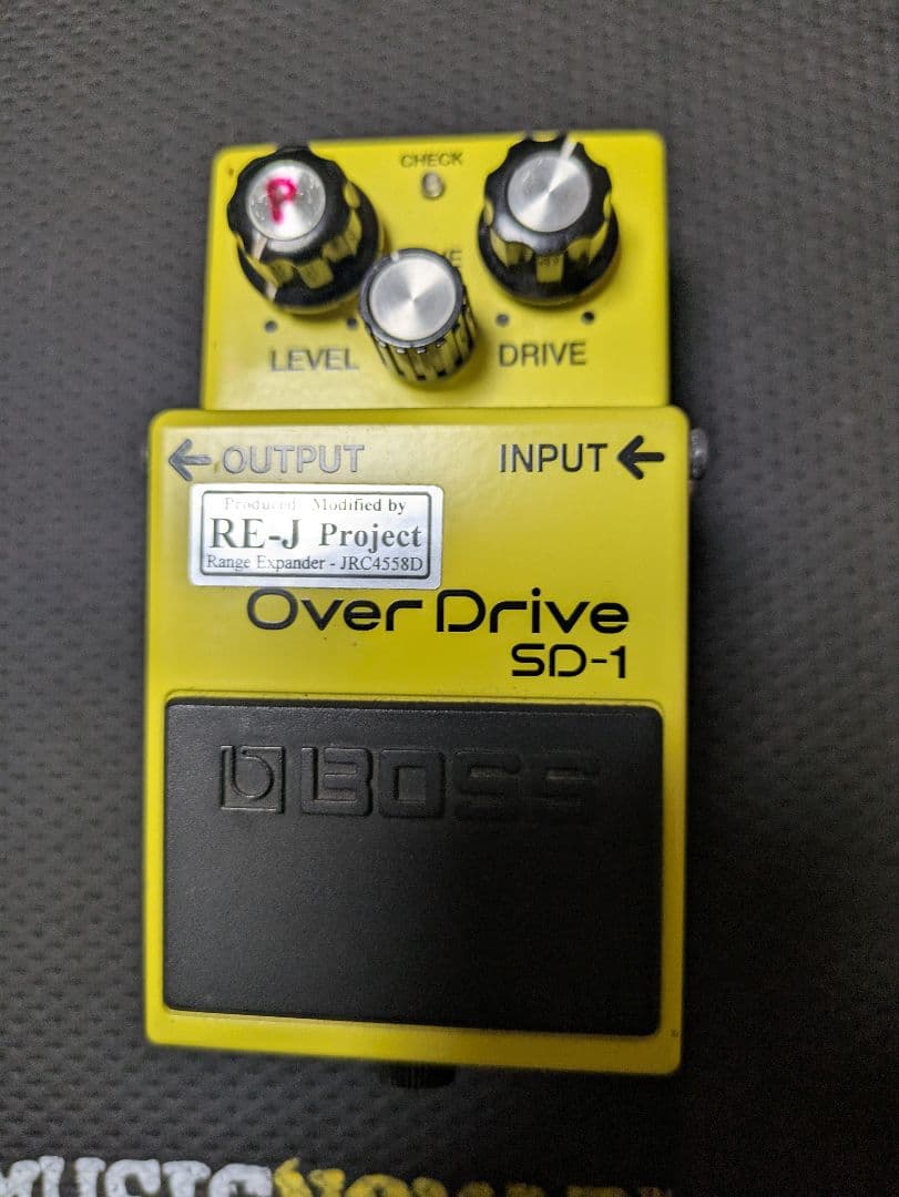 ギター BOSS SD-1 ANALOG.MAN SilverMod Push-Pull