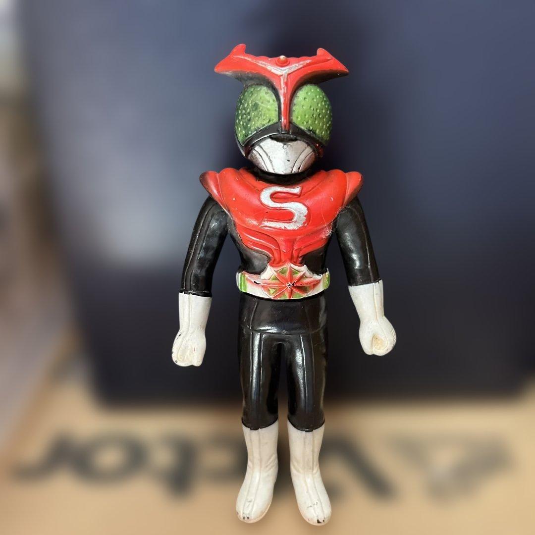 仮面ライダーストロンガー　ポピー　放送当時物　ミニソフビ