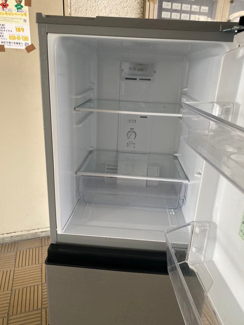 AQUA 一人暮らし冷蔵庫 126L ステンレス 2021年製