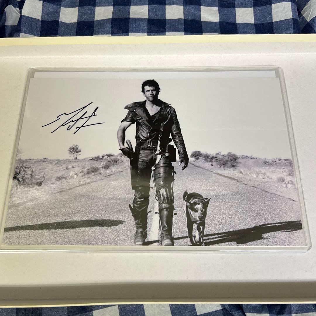 メル・ギブソン 直筆サイン入りフォト 映画マッドマックス ハリウッド男優