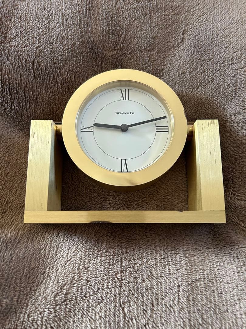 Tiffany & Co. ティファニー ゴールド 置時計