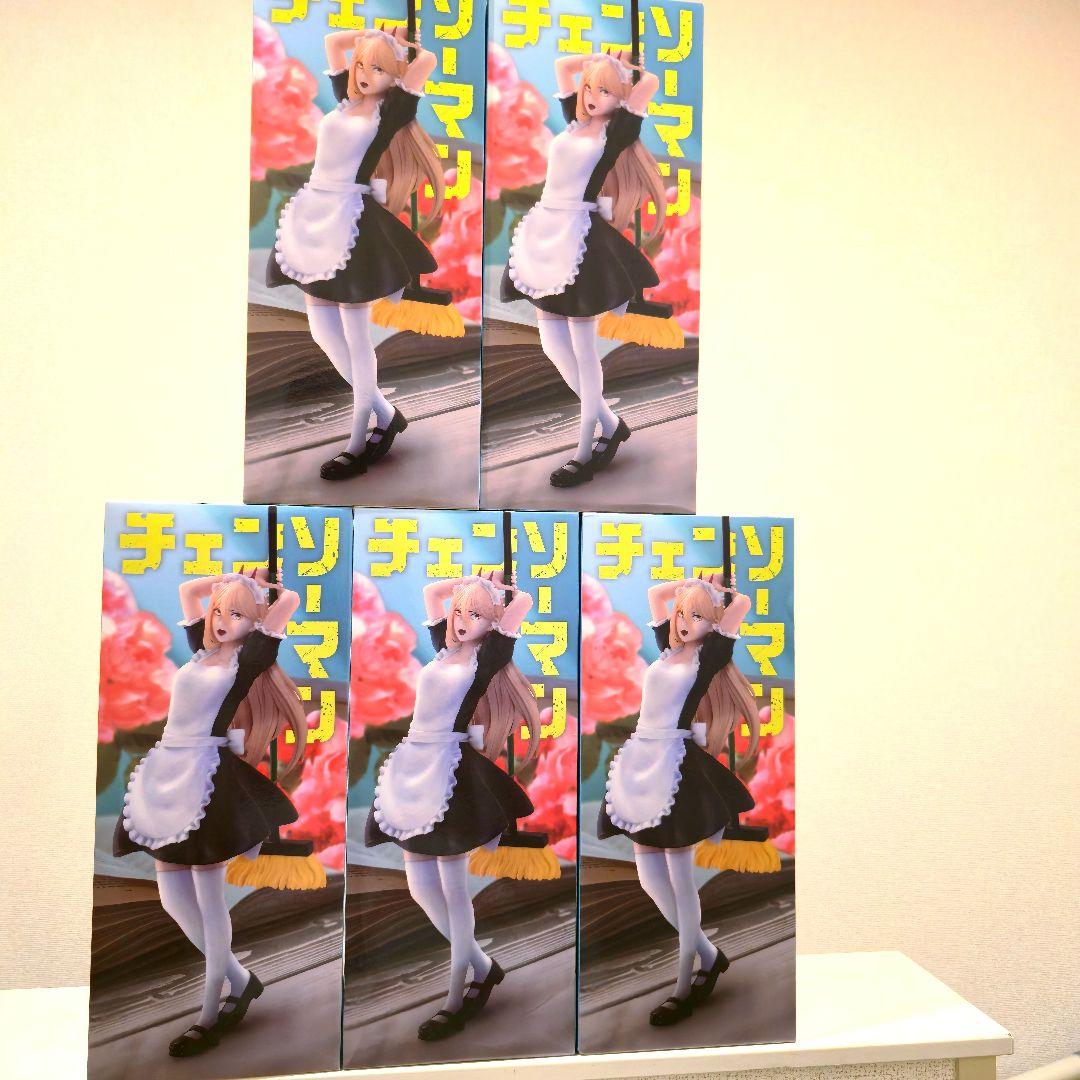 GIGO限定　チェンソーマン　パワー　メイド　フィギュア　5個セット