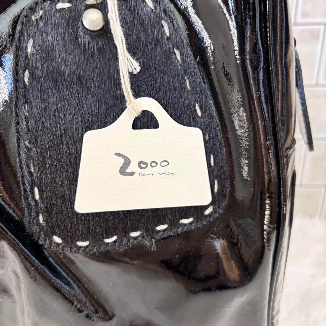ZOOO deux mille ドゥミル エナメルハンドバッグ ✨超美品✨