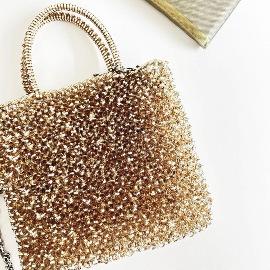 美品 スタンダード ミニアトゥーラ/シルバーゴールド ANTEPRIMA