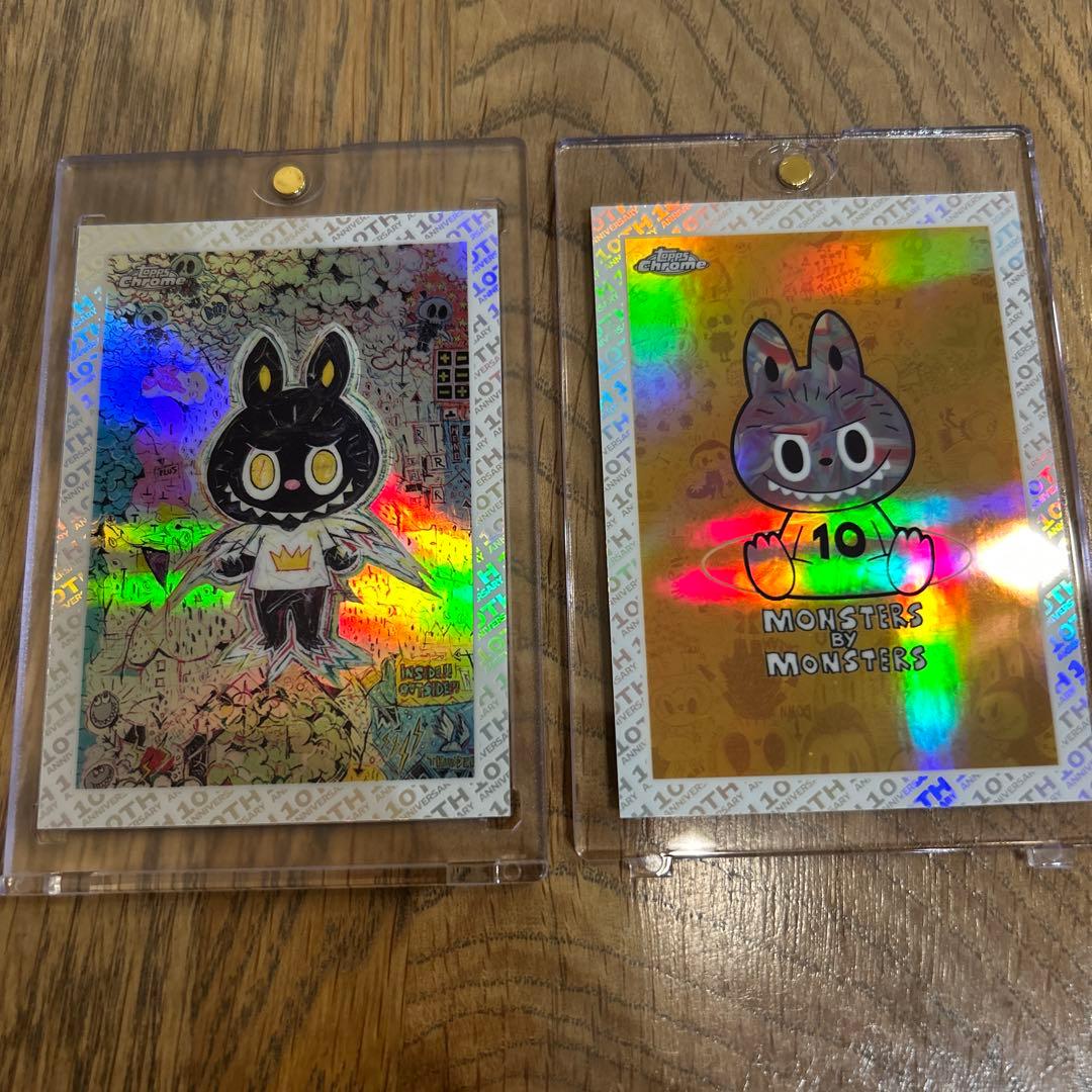 レア！topps chrome labubu リフラクター　10th セット