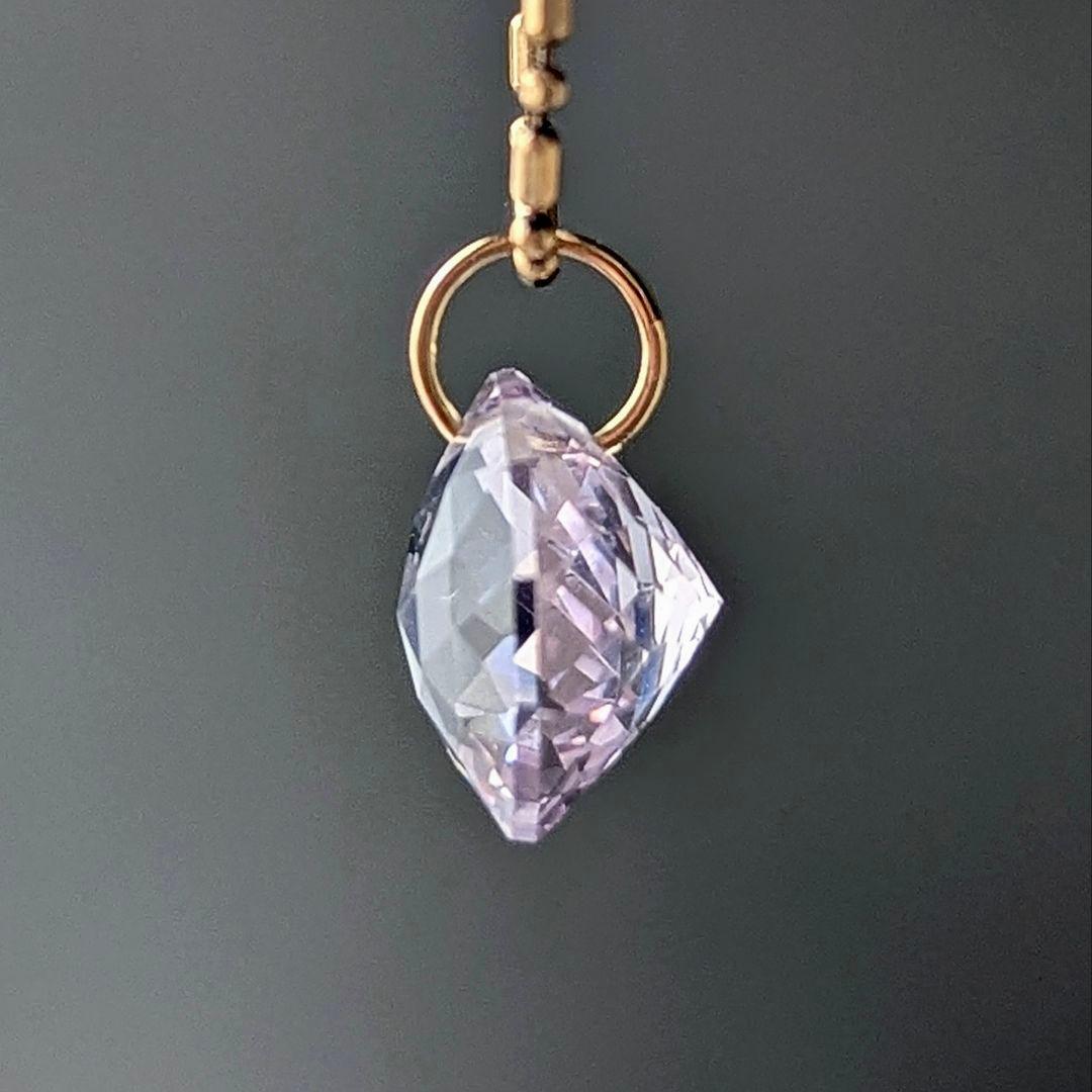 ♢N♢K18 ベリーライトアメジスト3.82ct ペンダントトップ