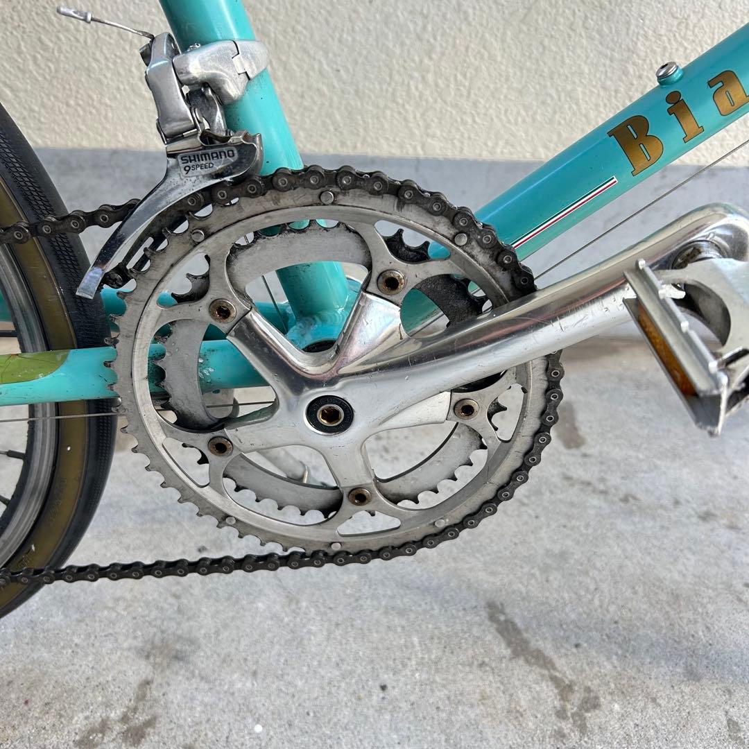 大阪鶴見区直接引取り　ビアンキ ミニベロ8 Lepre チェレステ