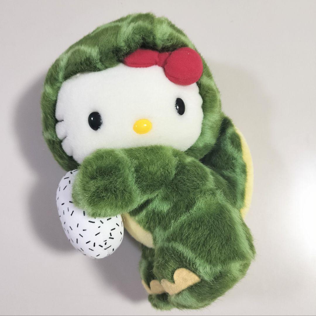 美品 ご当地キティ ぬいぐるみ 福井限定 恐竜バージョン タグ付き