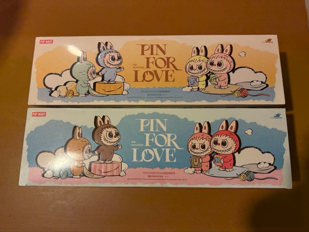 ラブブ LABUBU PIN FOR LOVE イニシャルアルファベット セット