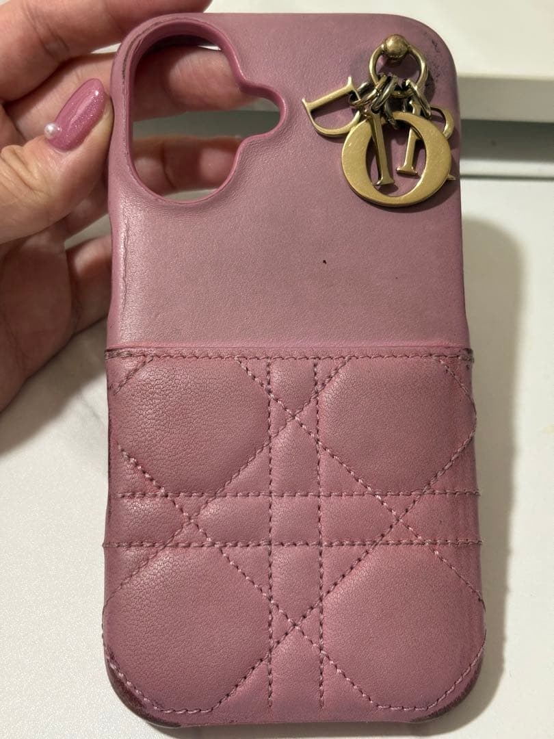 Dior iPhone16 ケース　カバー　ピンク