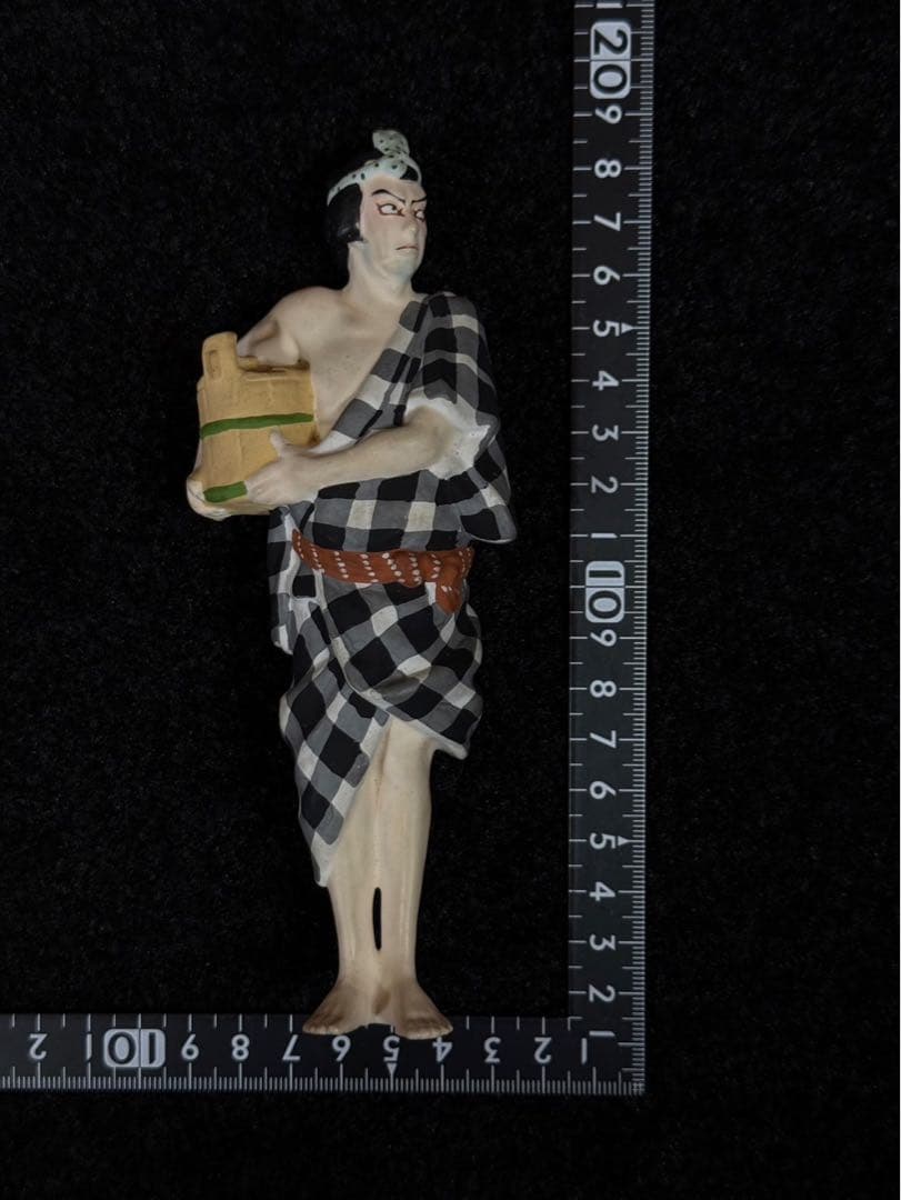 歌舞伎人形　博多人形 小島与一　小島與一　興一造　義経千本桜　すし屋