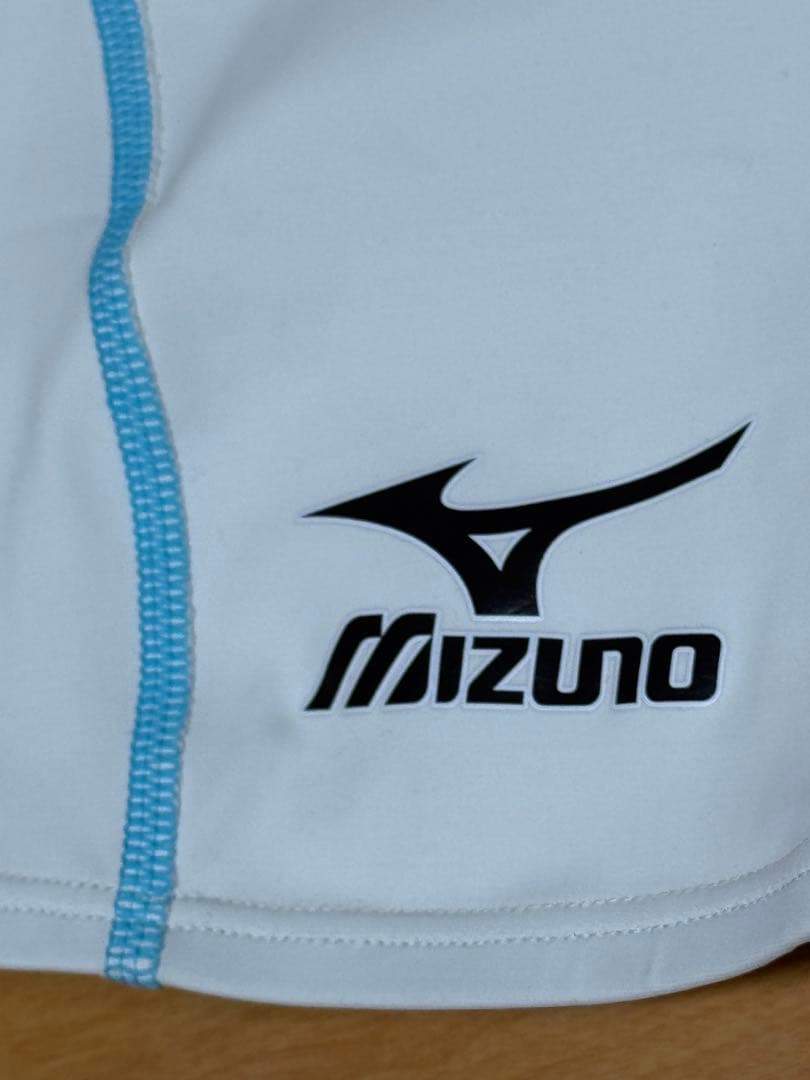 【一回使用】ミズノ fina付き 白水着 Mサイズ ハーフスパッツ