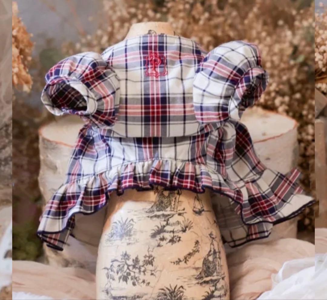 PP closet　チェックワンピース31サイズ