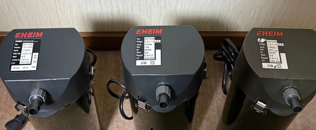 ダブルタップとエーハイム 2211 3個セット