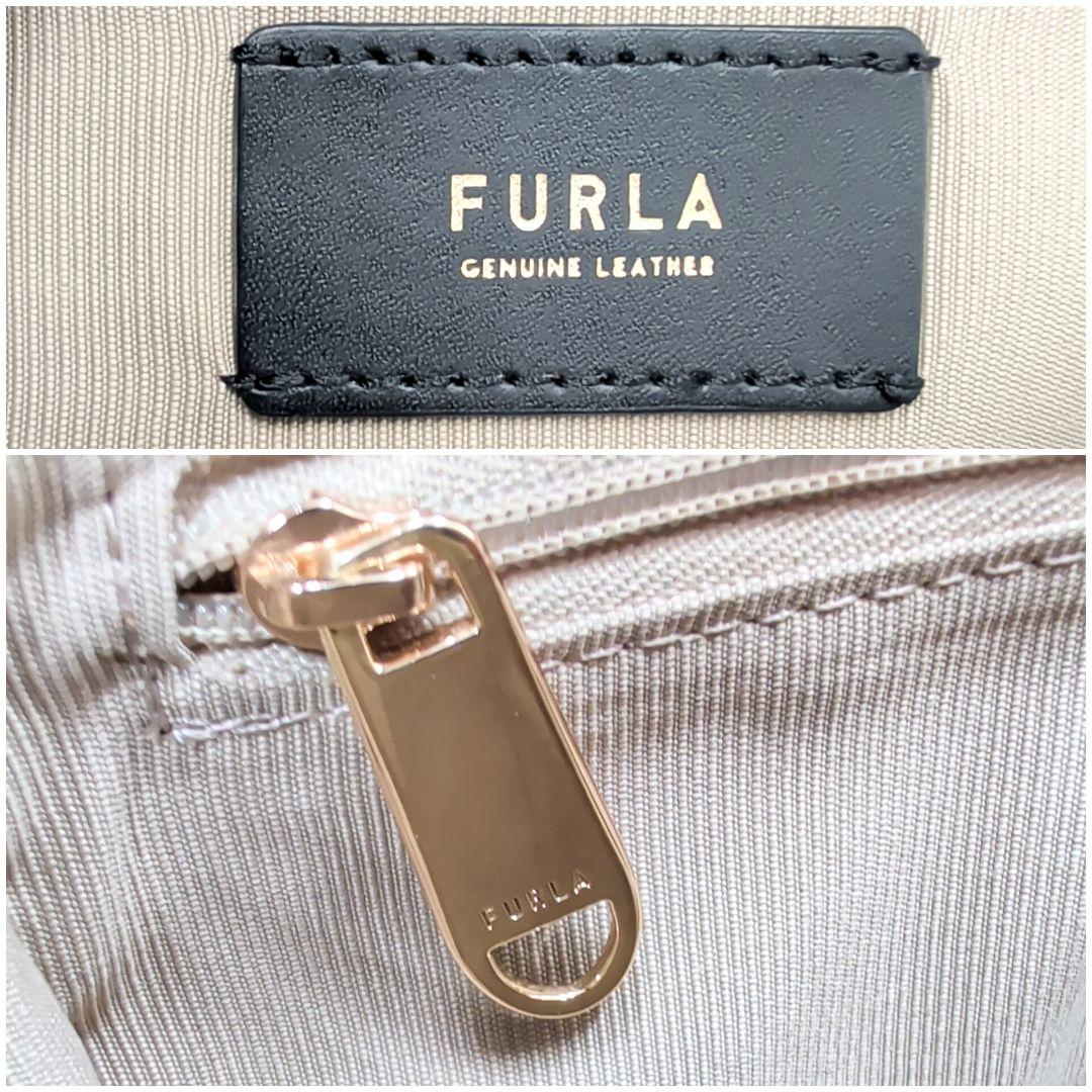 FURLA フルラ 現行 ミネルヴァS ショルダーバッグ 肩掛け グレージュ