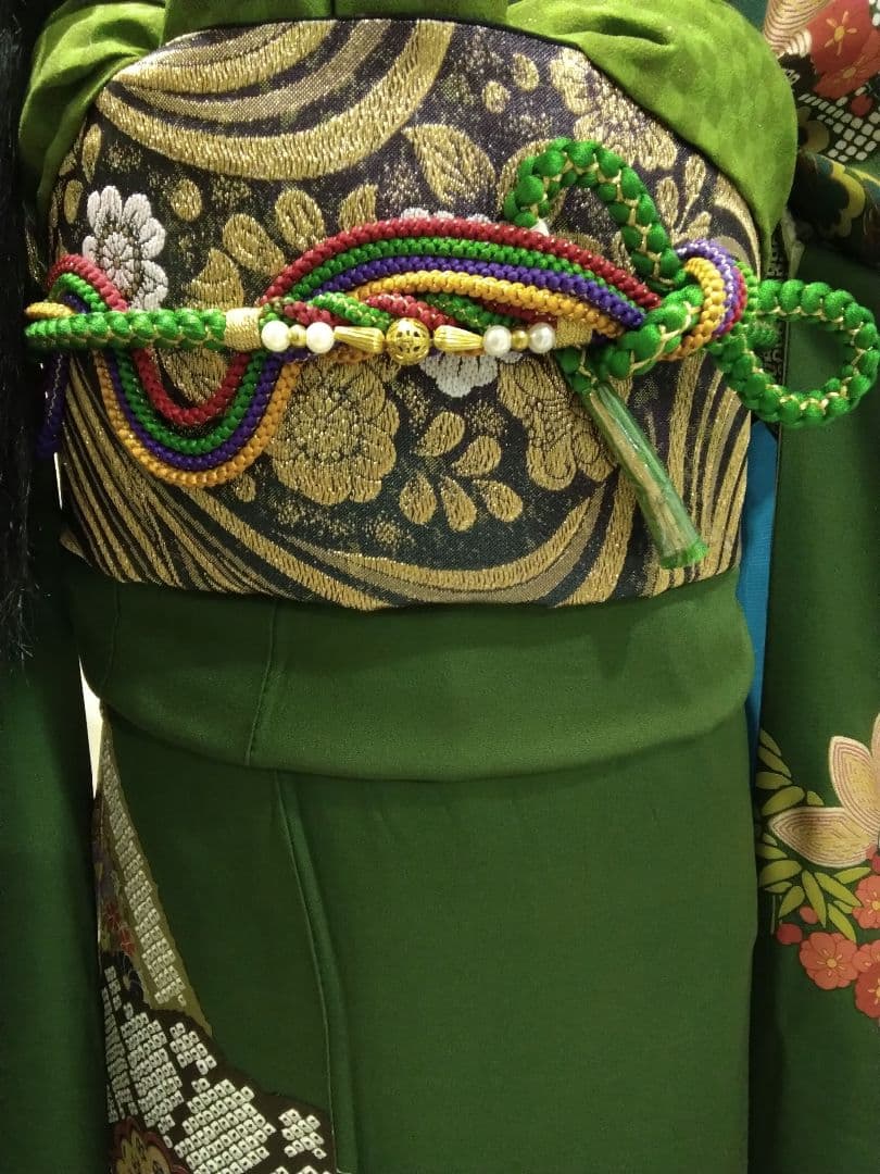 【お値下】振袖フルセット、正絹成人式、重ね衿、帯揚げ帯締め、西陣袋帯、襦袢、落款