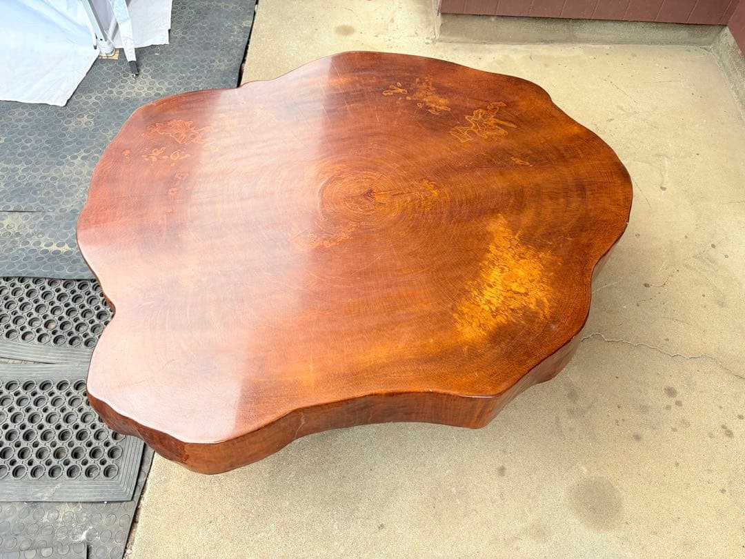 【値下げ】一枚板　花台　台座