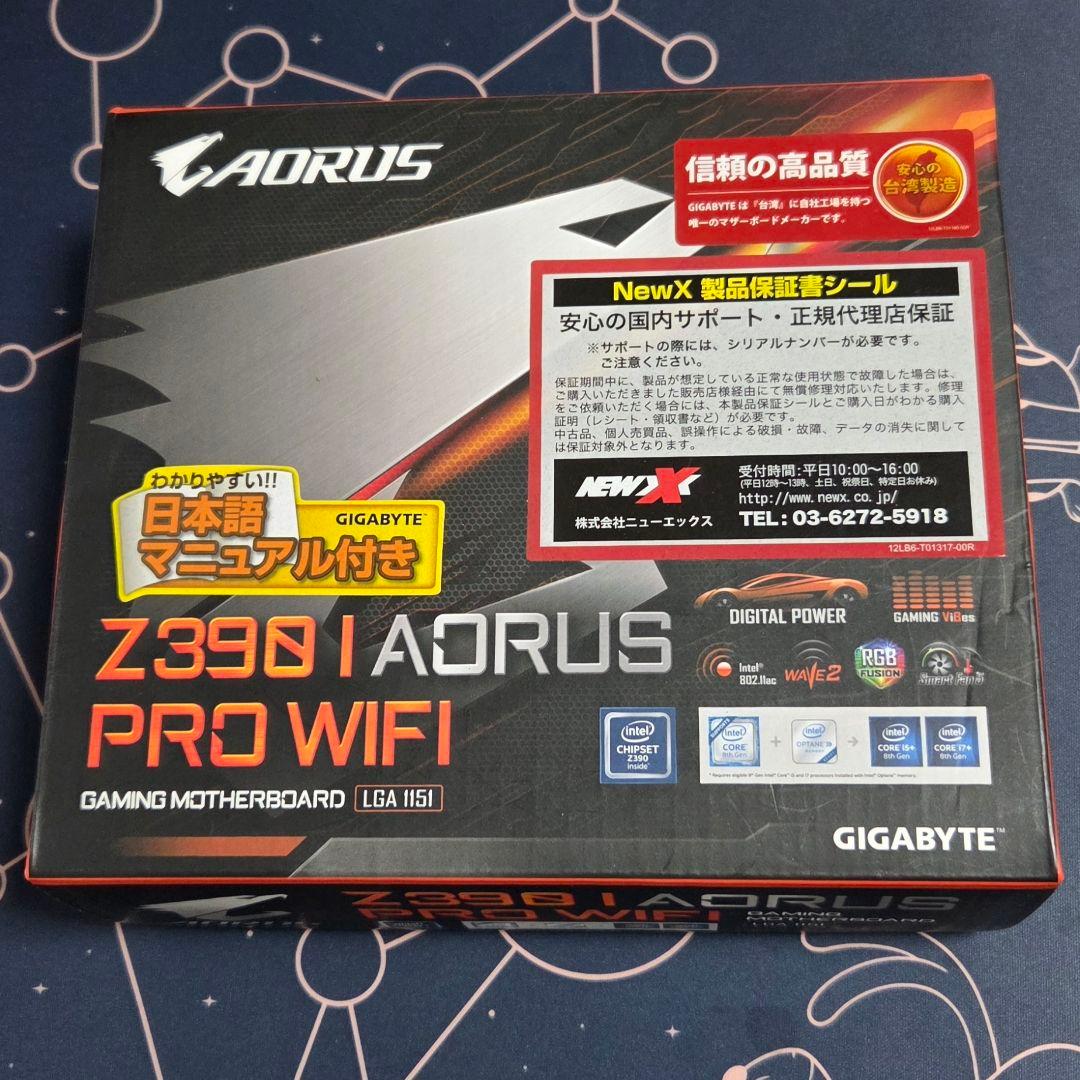 マザーボード GIGABYTE Z390 I AORUS PRO WIFI