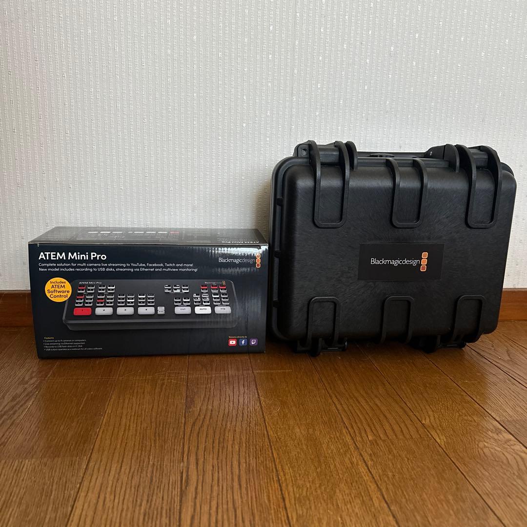 送料無料！Blackmagic ATEM Mini Pro 専用ケース付き