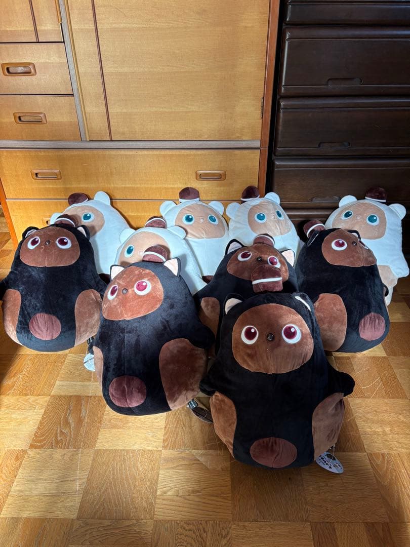 ふわころ　LOVOT ぬいぐるみ BIG 3 ホワイト　ブラック　10個　⑦