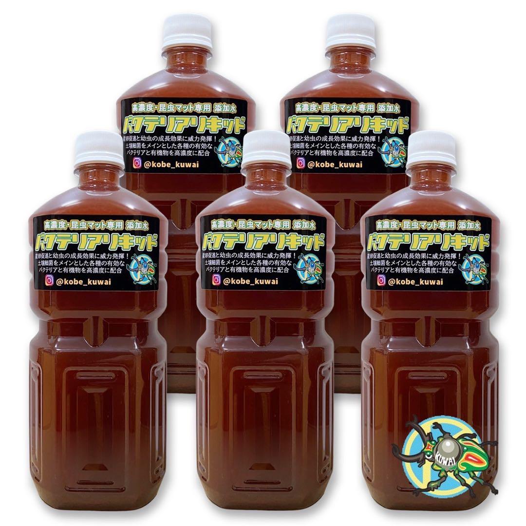 ［大人気商品］バクテリアリキッド1L×5本 高機能フィルター［砦］試供品付