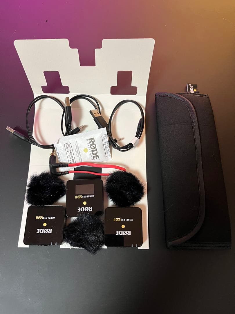 RØDE WIRELESS GO II ワイヤレスマイク(一部機能不全あり)