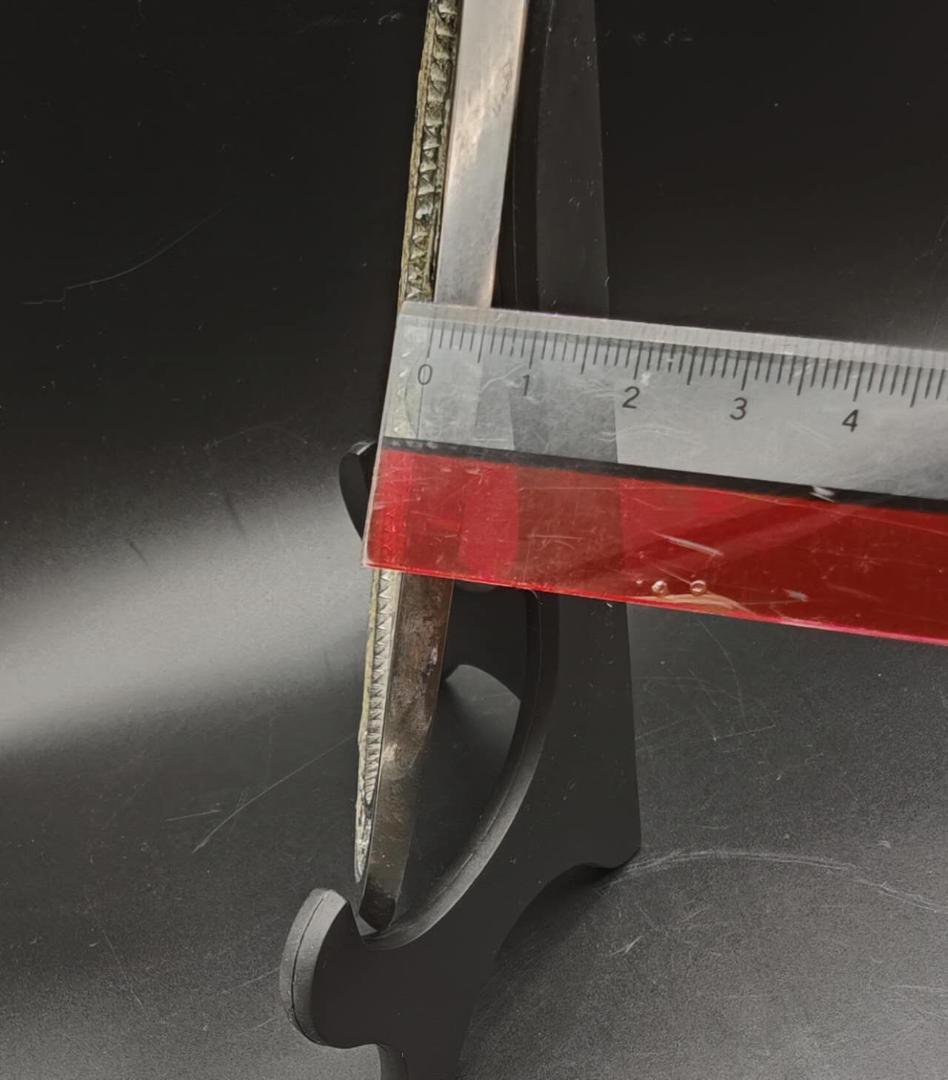 中国　唐時代　三角縁神獣鏡(E-24)