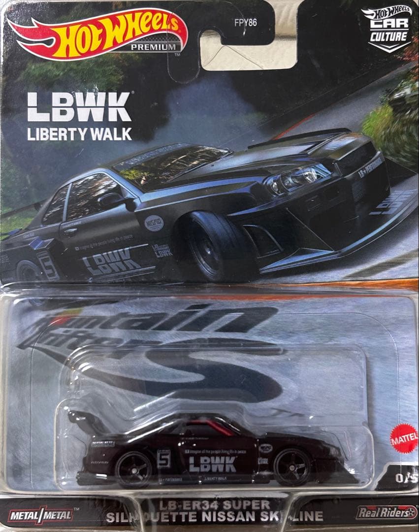 ホットウィール マウンテンドリフターズ　チェイス LBWK 34 SKYLINE