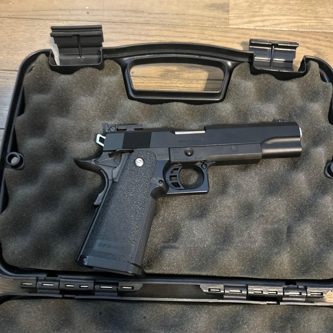 ハイキャパ5.1ガスガン トイガン ブラック 未使用 マガジン付き