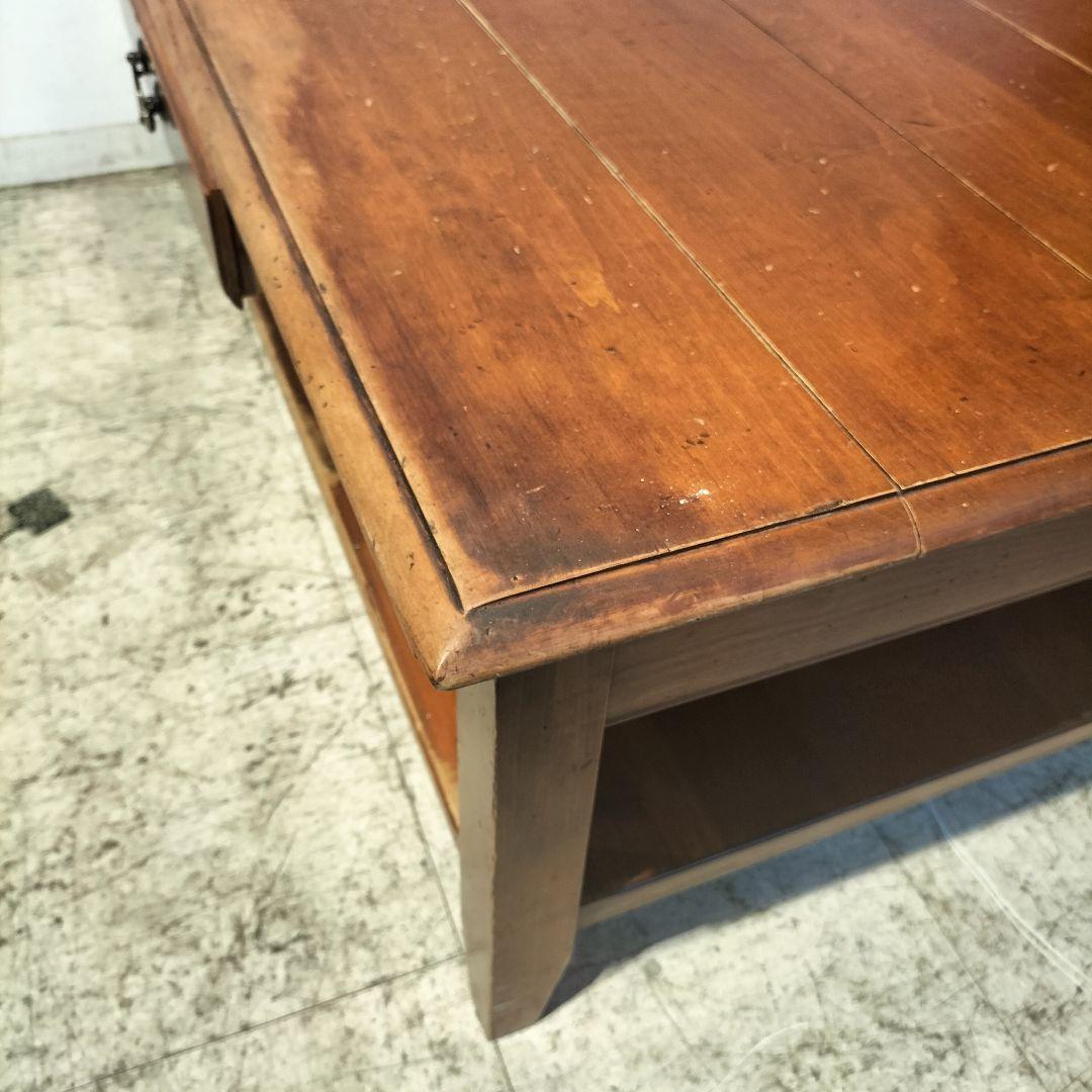 M♦ヴィンテージ　ETHAN ALLEN　ローテーブル　センターテーブル