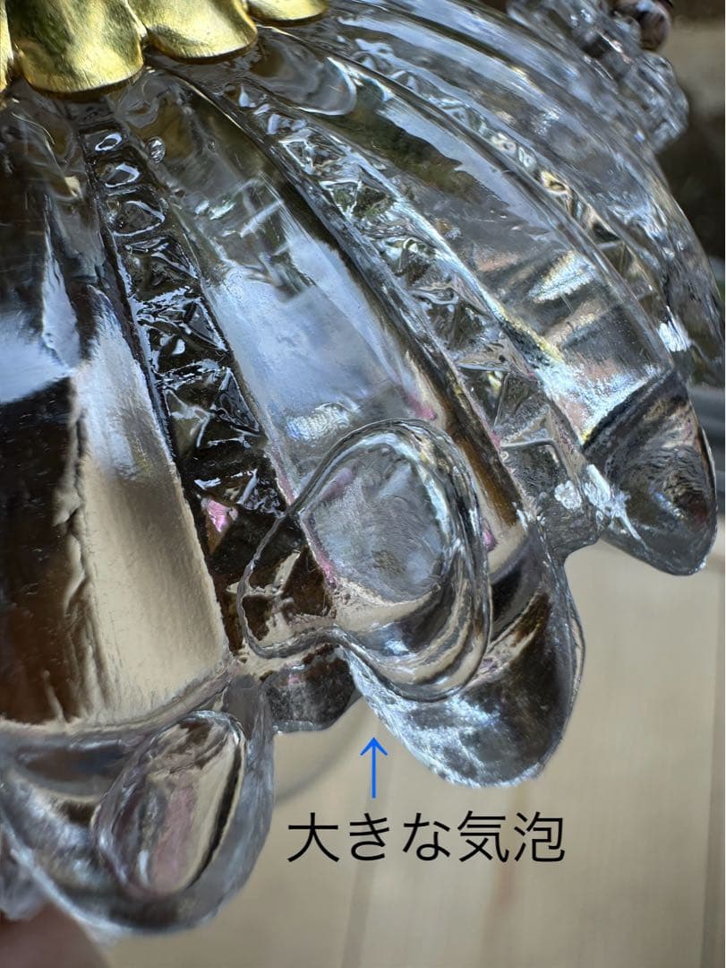 フランス アンティーク ピンクムラーノガラスの小さな可愛らしいミニシャンデリア＊