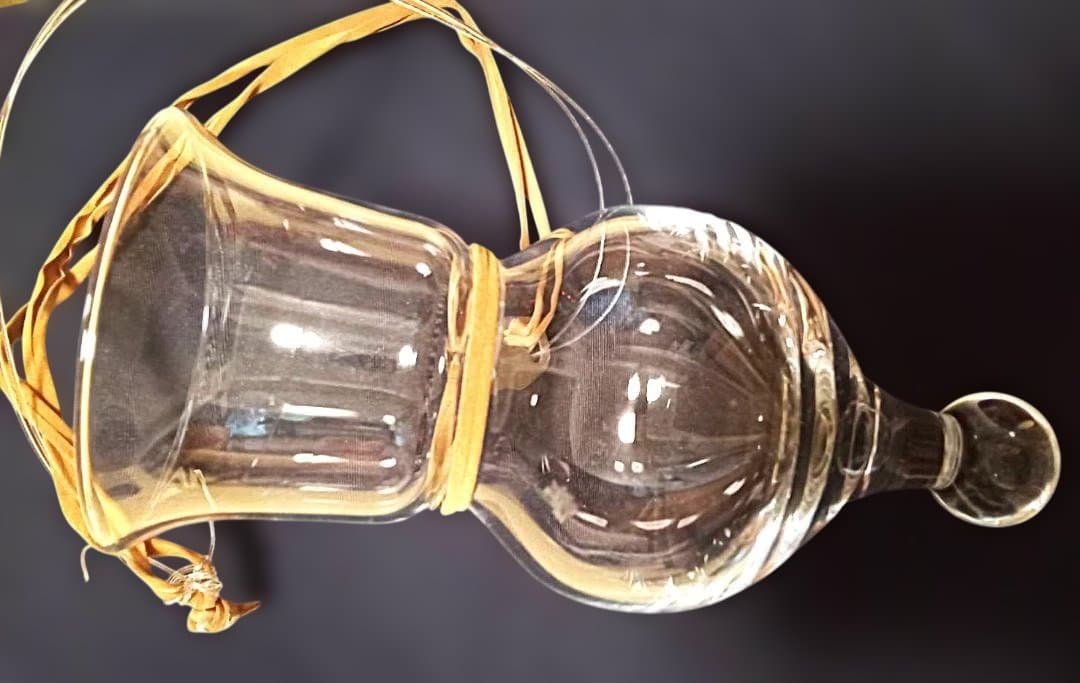 珍品ホルムガード(デンマーク工房)ネックワイングラス～革ストラップバイキング由来