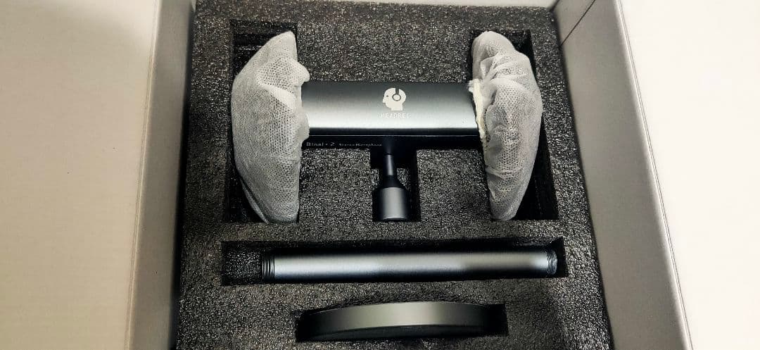 HEADREC BINAL2バイノーラルマイク ASMR ファンタム電源 XLR