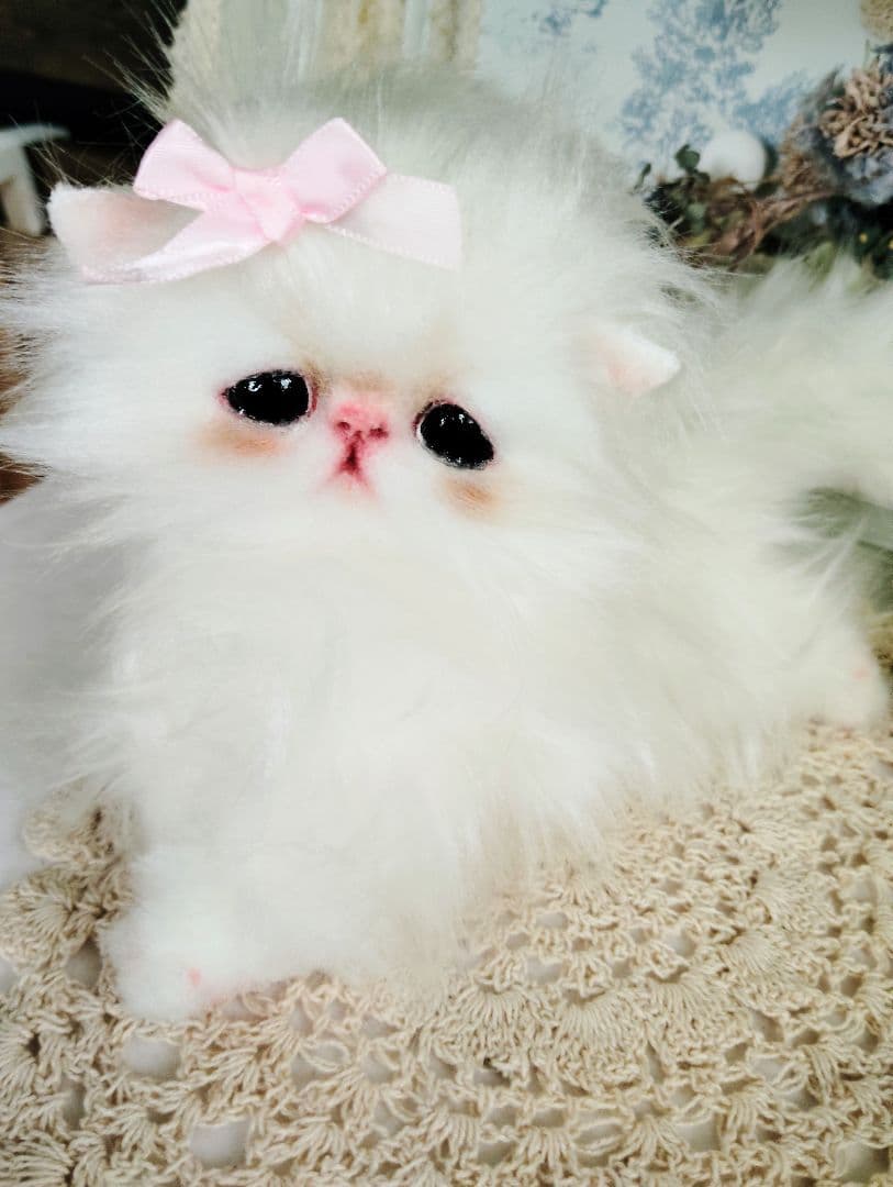 可愛いキャンディちゃん❤エキゾチック子猫ちゃん♡アートドール♡ぬいぐるみ♡