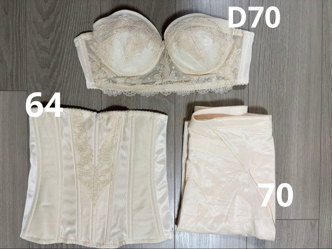 【FOUR Sis＆Co】ブライダルインナー3点セット