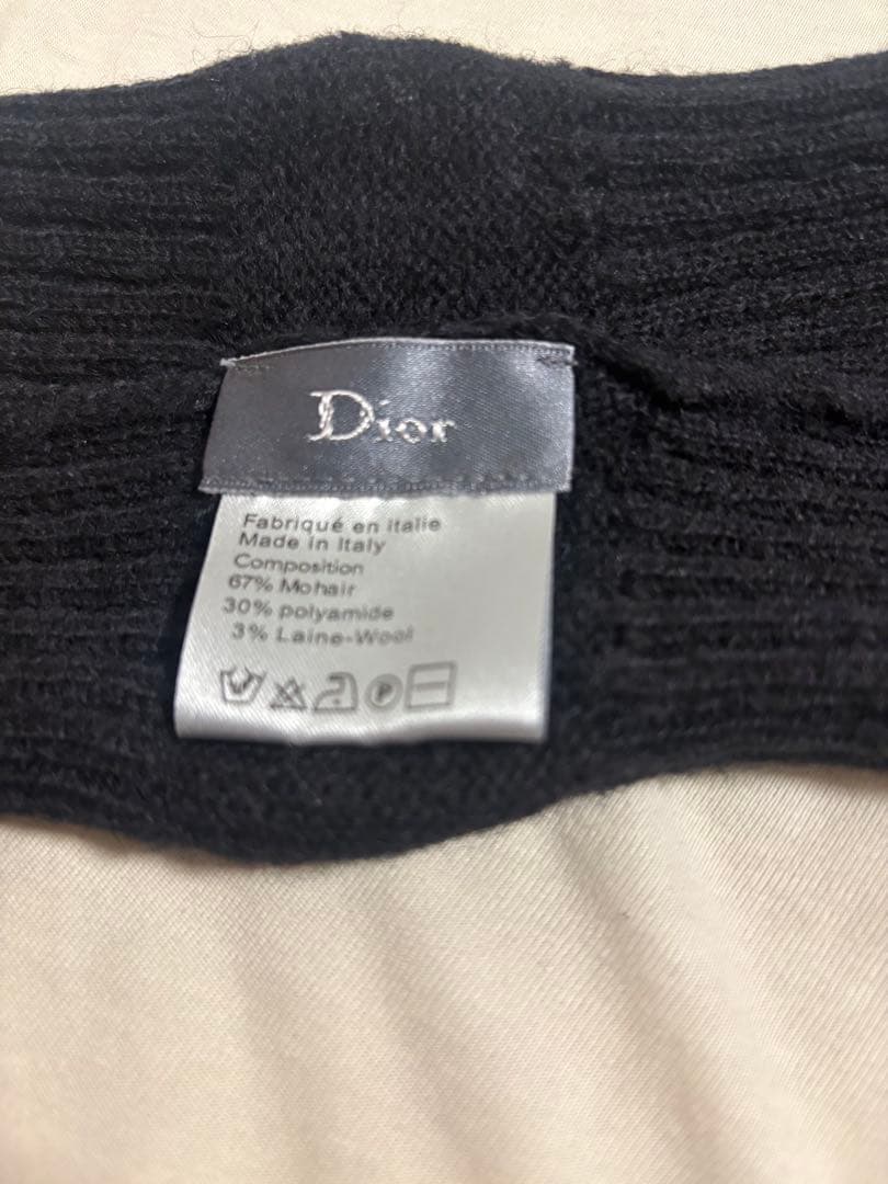 dior homme 07aw エディ　モヘア アームウォーマー ディオールオム