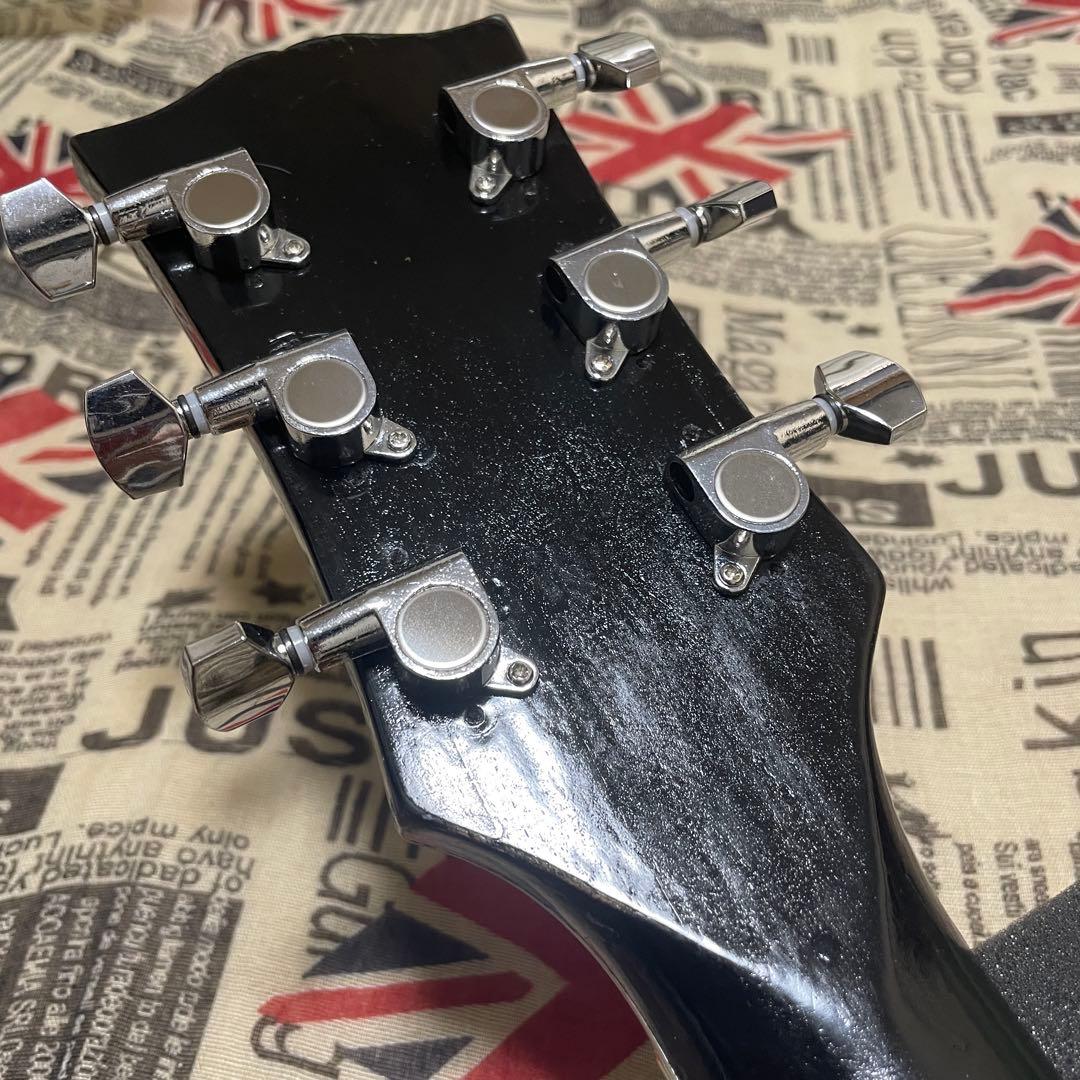 【ビンテージ】Greco レスポールカスタム ブラック エレキギター