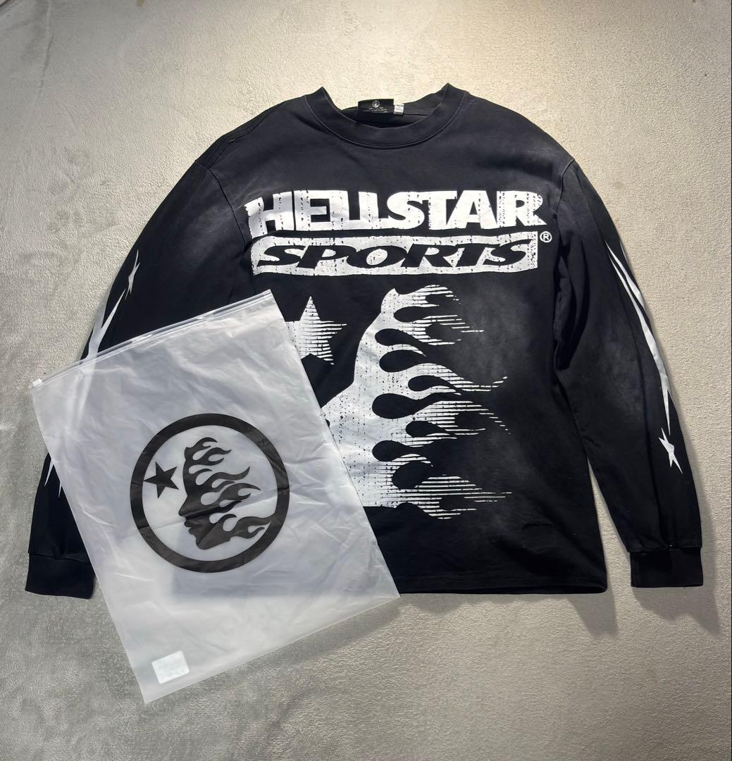 hellstar長袖Tシャツ ブラックS
