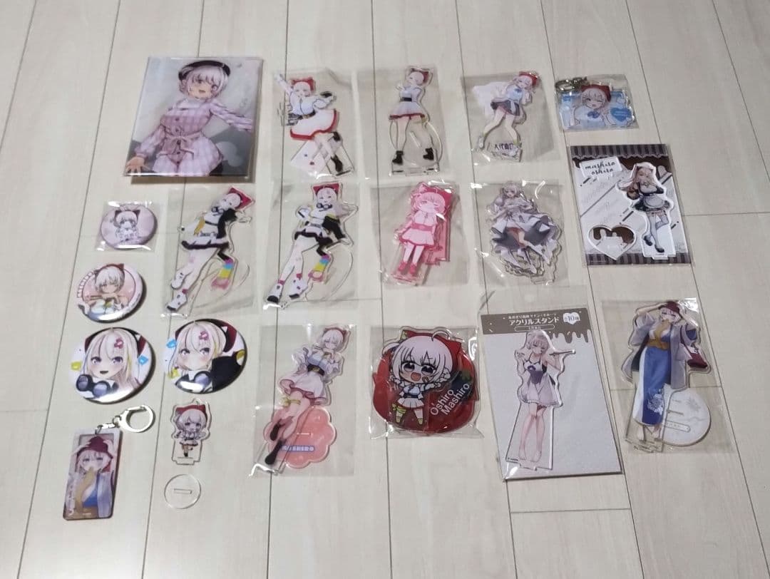 あおぎり高校　大代真白　アクスタ　キーホルダー　缶バッジ　20個セット