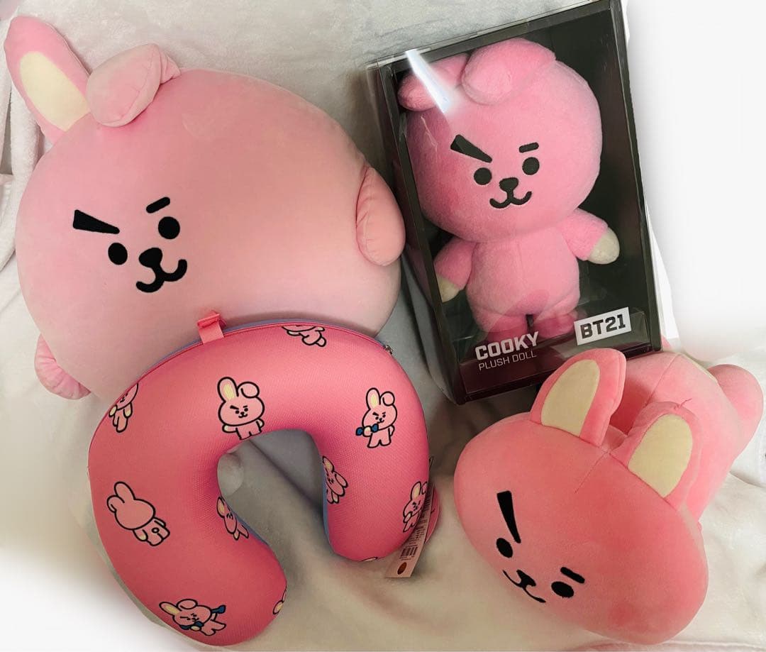 BTS BT21 COOKY 公式 ぬいぐるみ スタンディングドール クッション