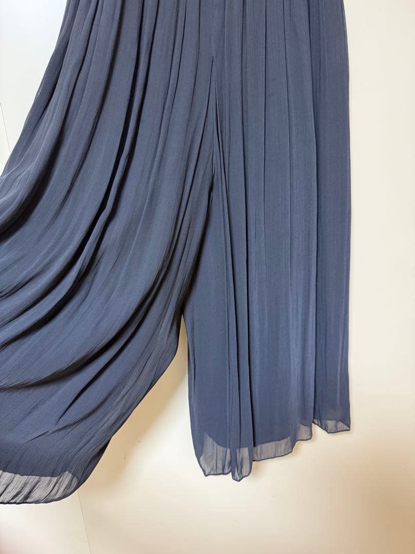 beardsley ビアズリー シワシフォンギャザーパンツ ブラック サイズ2