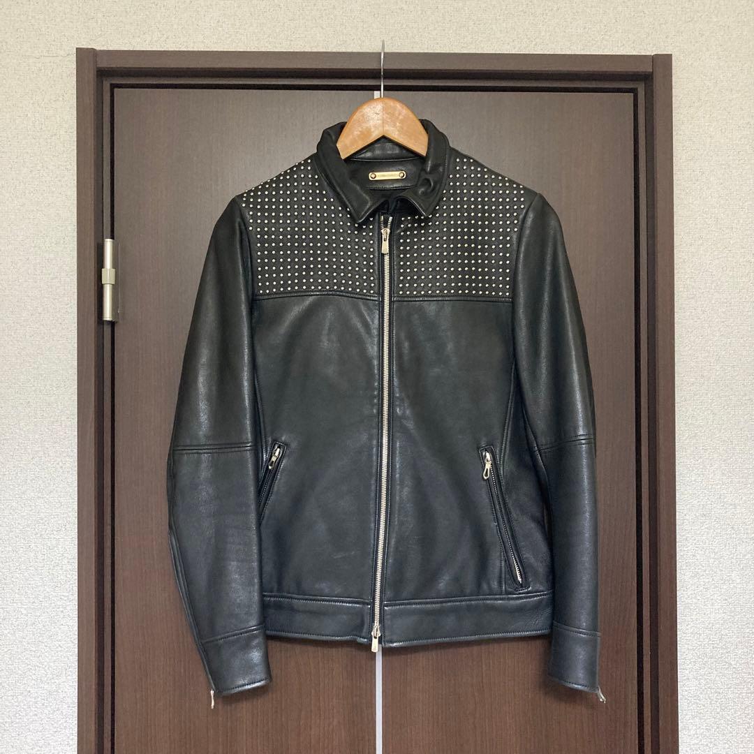 5351 HOMMES DIRECTOR'S スタッズレザージャケット S 美品