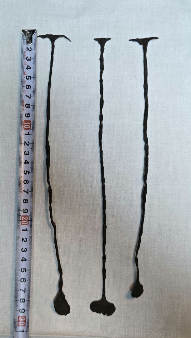 キシ族貨幣3本セット　西アフリカ　キシペニー