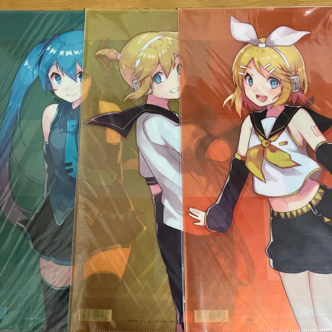 【初音ミク・鏡音リン・鏡音レン】8th アニメイト 8周年 クリアファイル