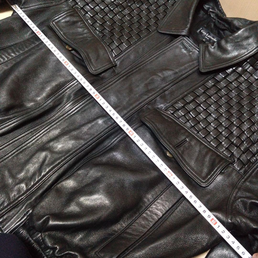 羊革レザージャケット メンズL ライダース ギラロッシュ 柔らかい日本製