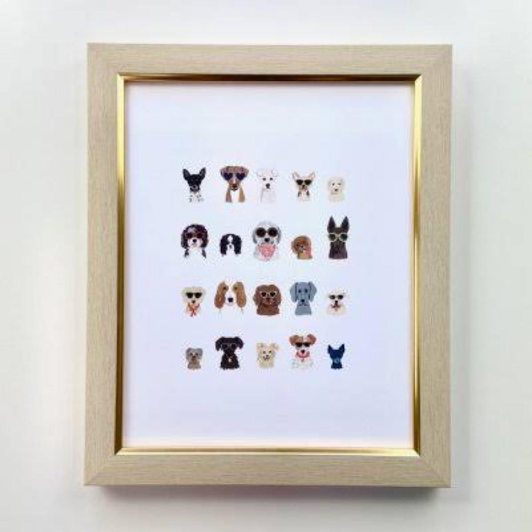 ライフルペーパー　ドッグデイズ　犬のイラストの絵